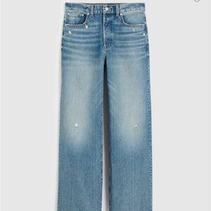 Madewell The Petite Low-Slung Baggy Jean